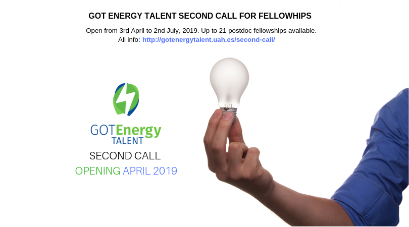 Got Energy Talent second call for fellowships is open – Applications until 2nd July!